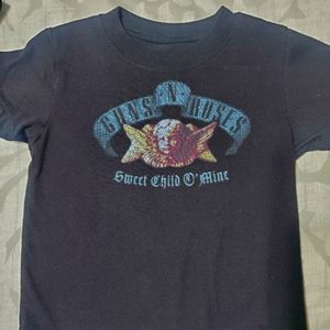 Euc toddler guns n roses graphic tee